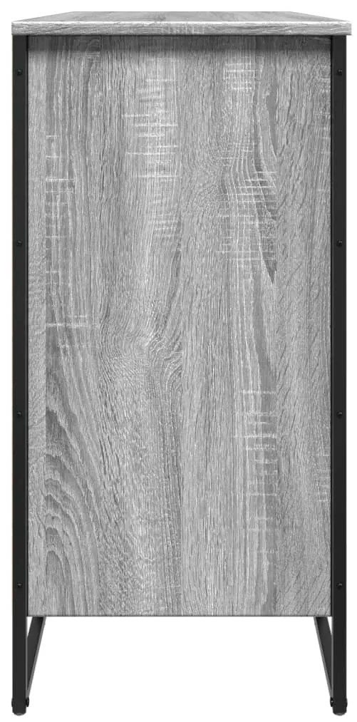 Sapateira 80x38x78 cm derivados de madeira cinzento sonoma