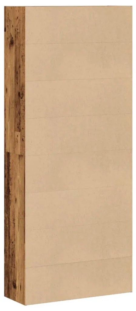Estante 80x30x189 cm derivados de madeira madeira velha