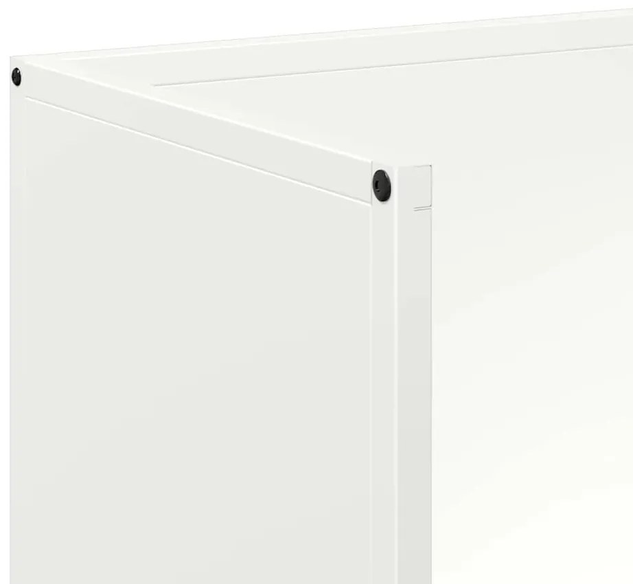 Suporte para lenha 40x30x80 cm aço laminado a frio branco