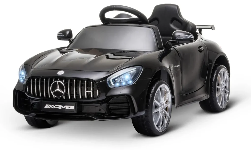 Carro Elétrico Infantil Mercedes Bens 6V Com Controle Remoto Preto