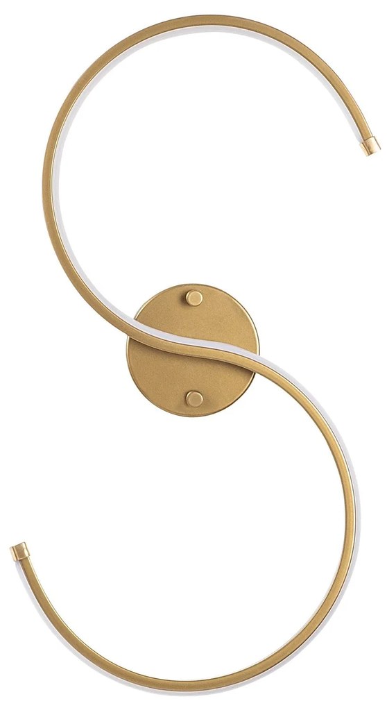 Lâmpada de Parede Es – Dourado – 25cm x 56cm x 5cm