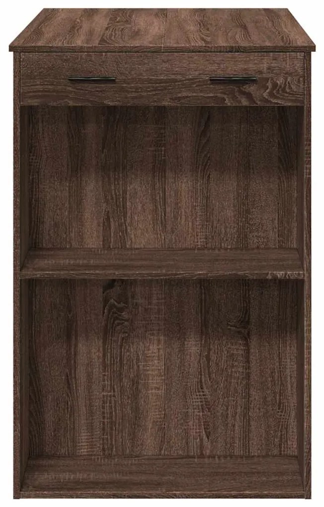Mesa de bar 102x70x103,5 cm derivados madeira carvalho castanho