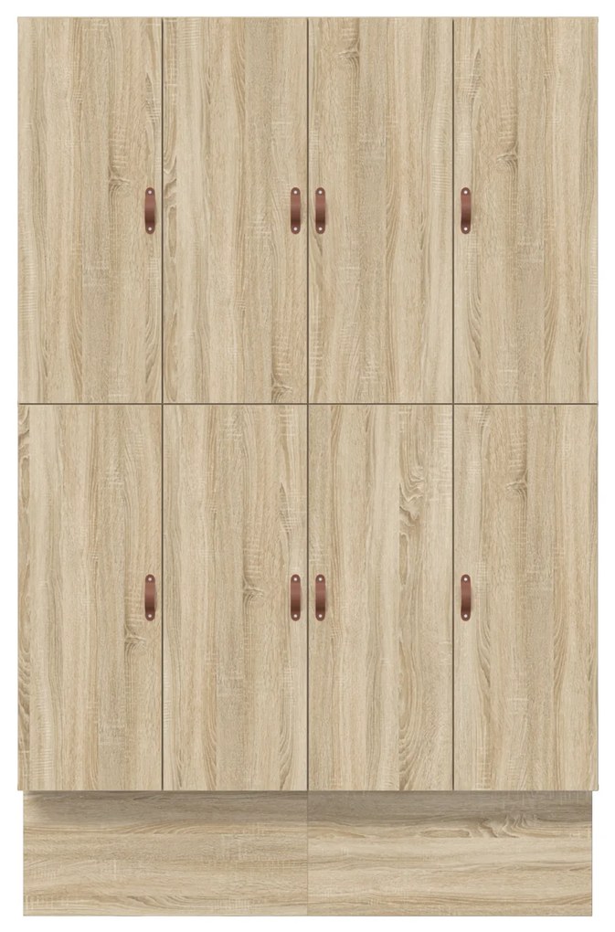Camas com Arrumação em Carvalho Sonoma 135x190 cm