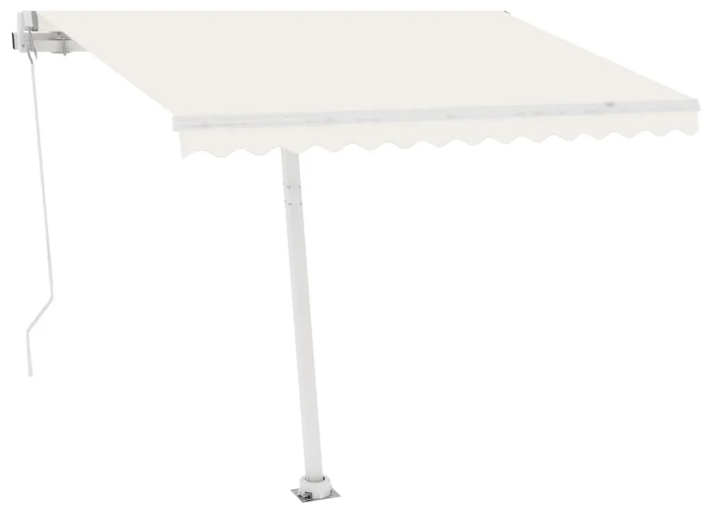 Toldo automático independente 350x250 cm cor creme