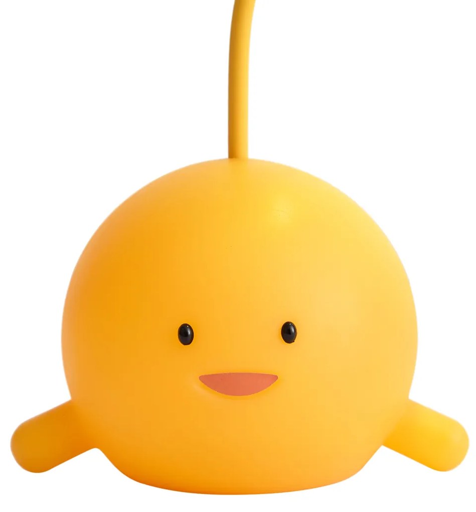 Candeeiro de Mesa Moderno Amarelo Incl. LED Recarregável - Bulby Moderno