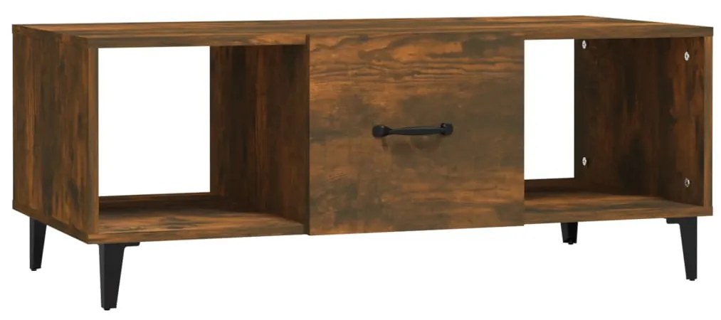 Mesa de centro 102x50x40 cm madeira processada carvalho fumado