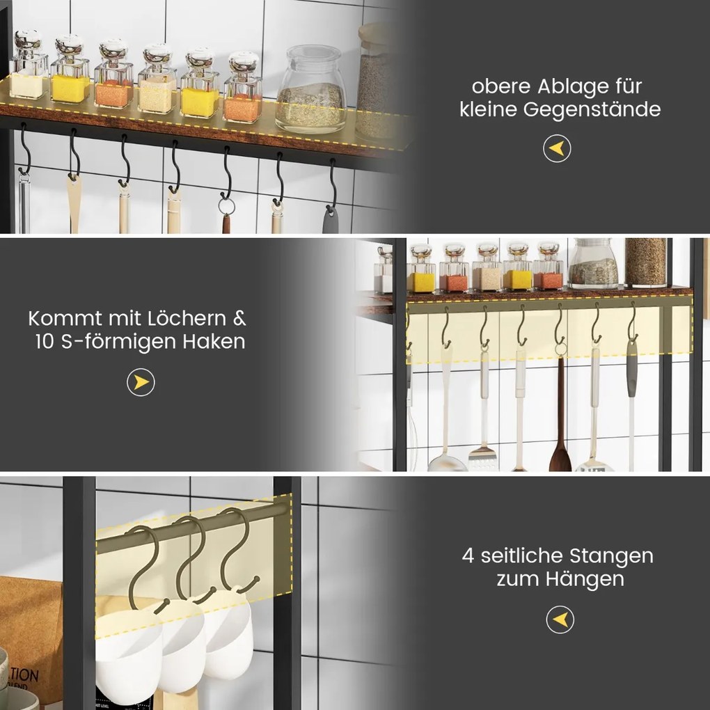 Suporte para vinho de 2 níveis e 12 garrafas para cozinha e café