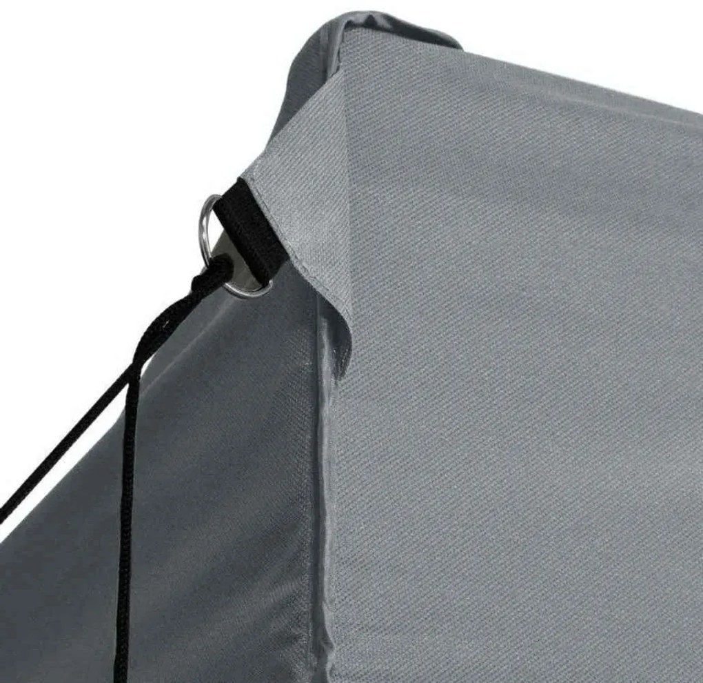 Tenda dobrável profissional festas 4 paredes 3x4m aço antracite