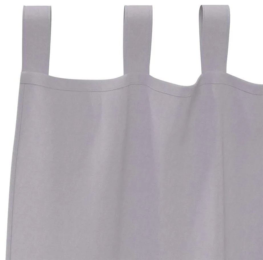 Cortinas 2 pcs Cinza Metálico 245 x 140 cm Poliéster