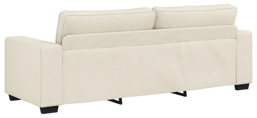 Conjunto de Sofá de 3 Peças com Almofadas em Linho