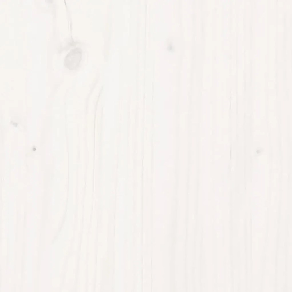 Secretária 110x50x75 cm madeira de pinho maciça branco