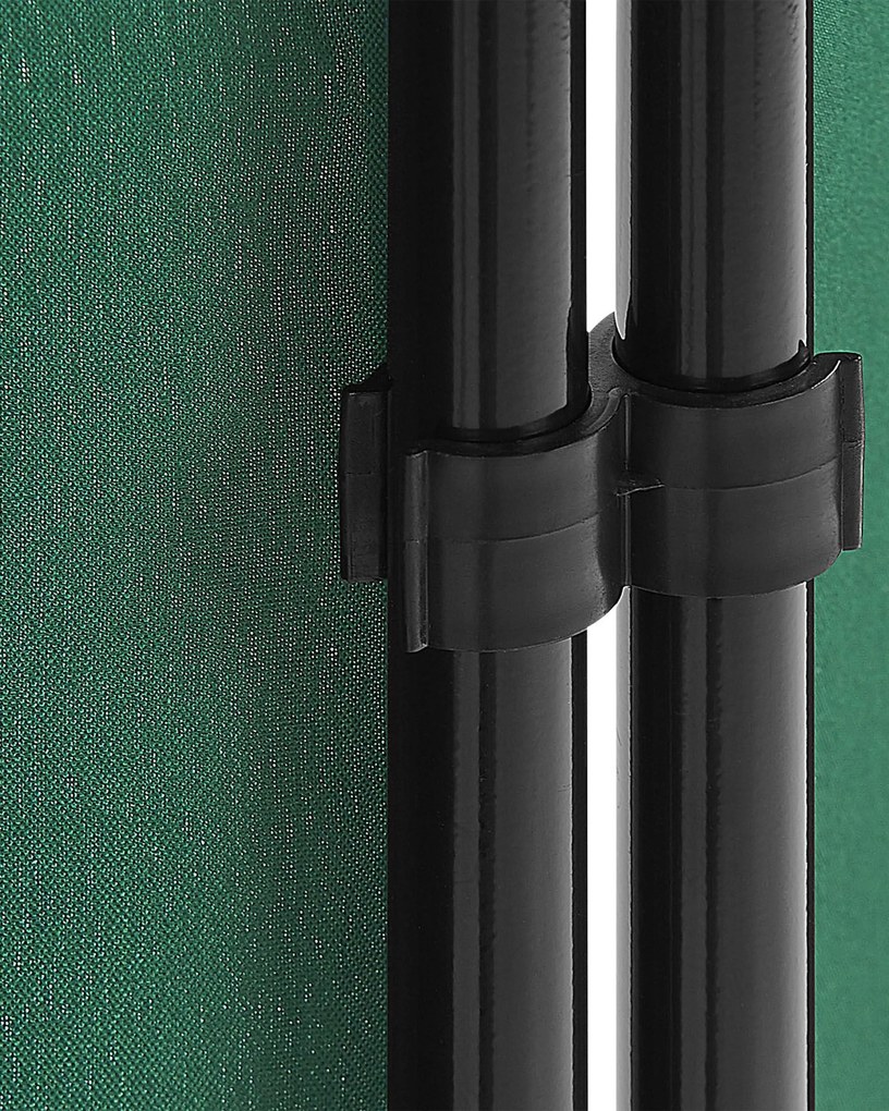 Biombo com 5 painéis 270 x 170 cm verde NARNI Beliani
