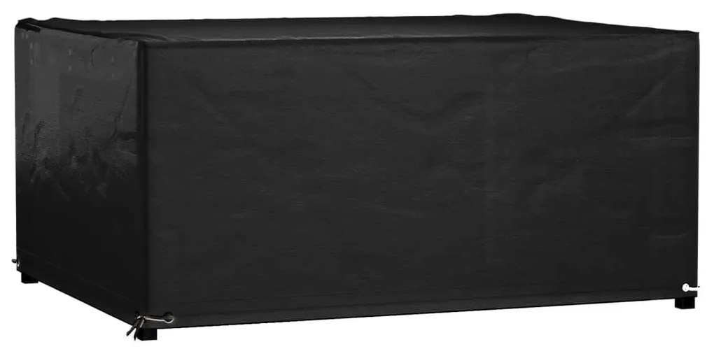vidaXL Capa p/ mobiliário de jardim 8 ilhós 160x120x75 cm retangular