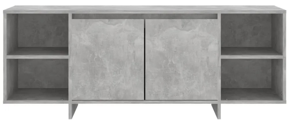 Móvel de TV 130x35x50 cm aglomerado cinzento cimento