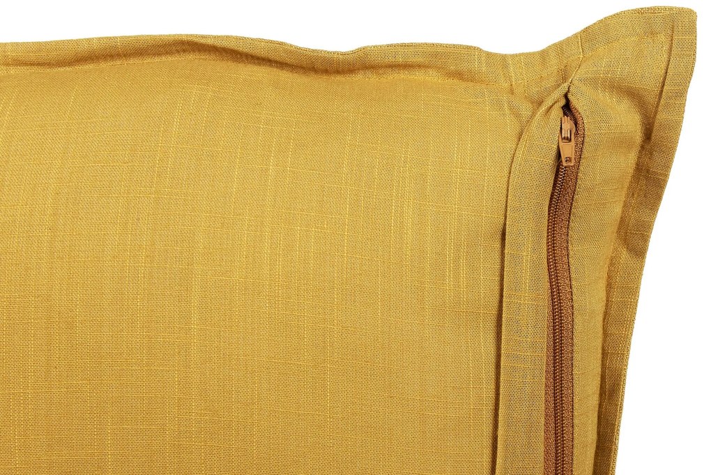 Conjunto de 2 almofadas decorativas amarelas 45 x 45 cm SAGINA Beliani