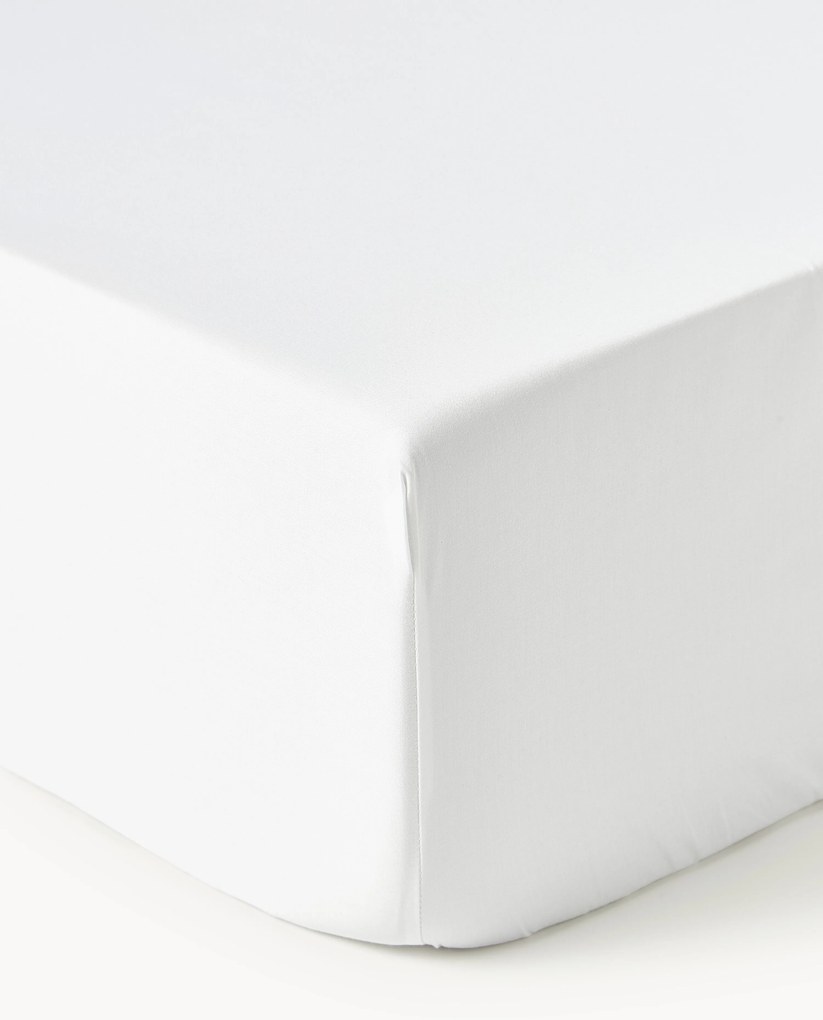 Lençol em cetim de algodão com elástico Premium