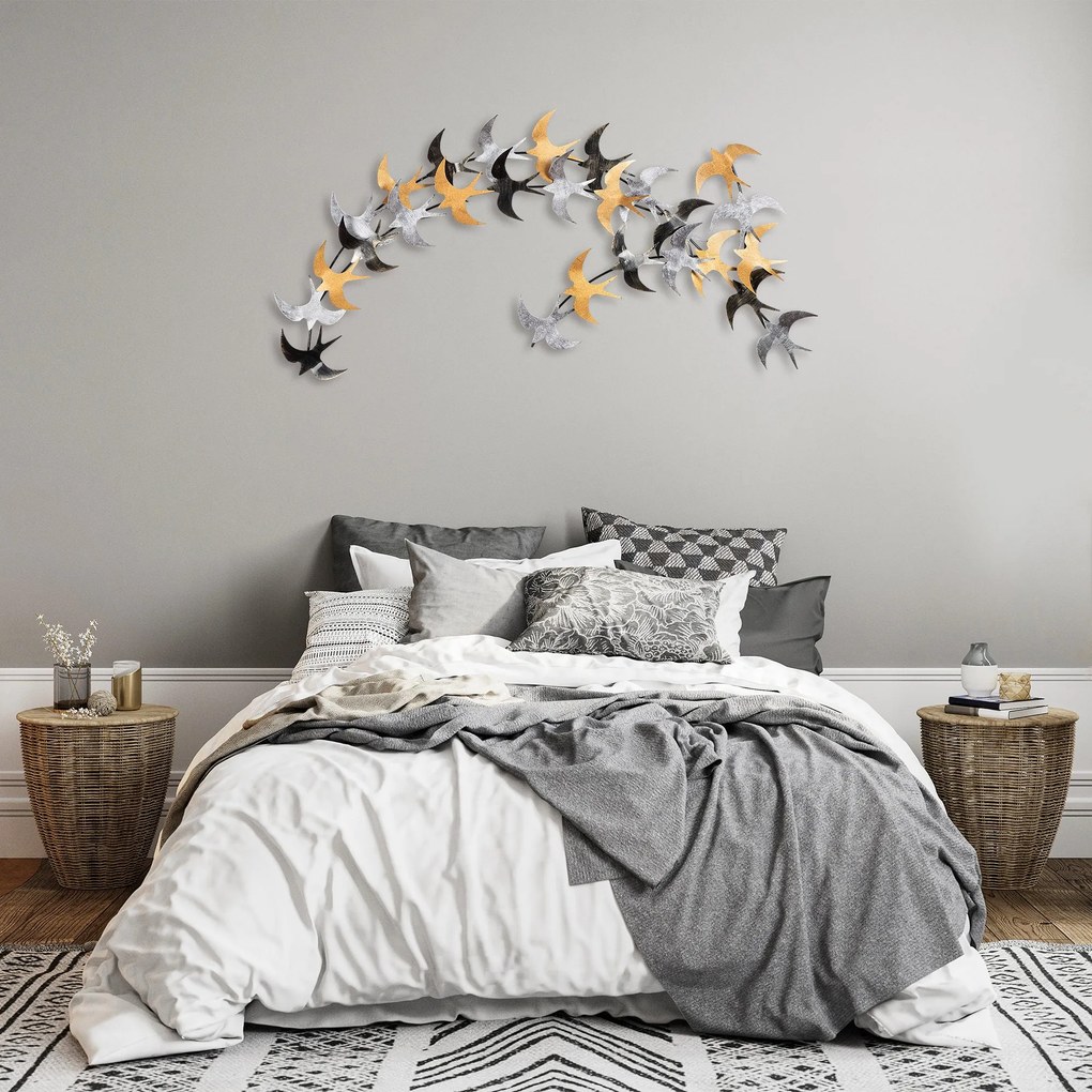 Acessório Decorativo de Parede Bys-057 – Multicolor – 137 x 62 cm