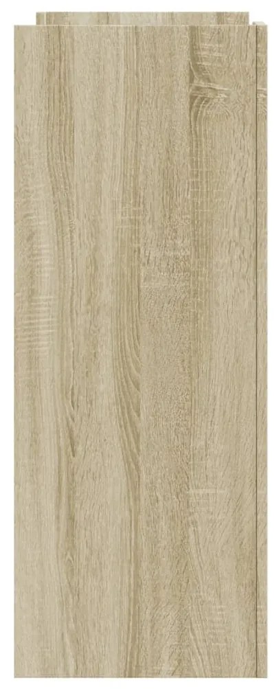 Mesa consola 100x35x90 cm derivados de madeira carvalho sonoma