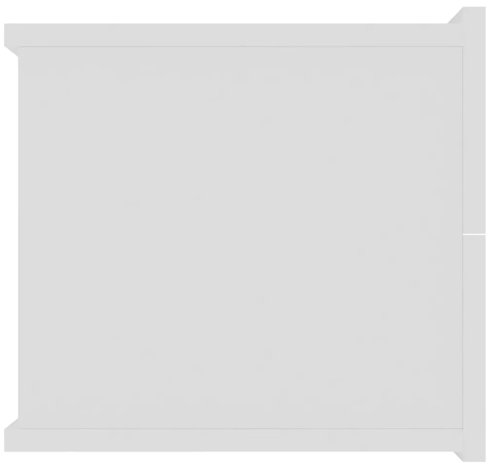 Mesas de cabeceira 2 pcs 40x30x30 cm derivados madeira branco