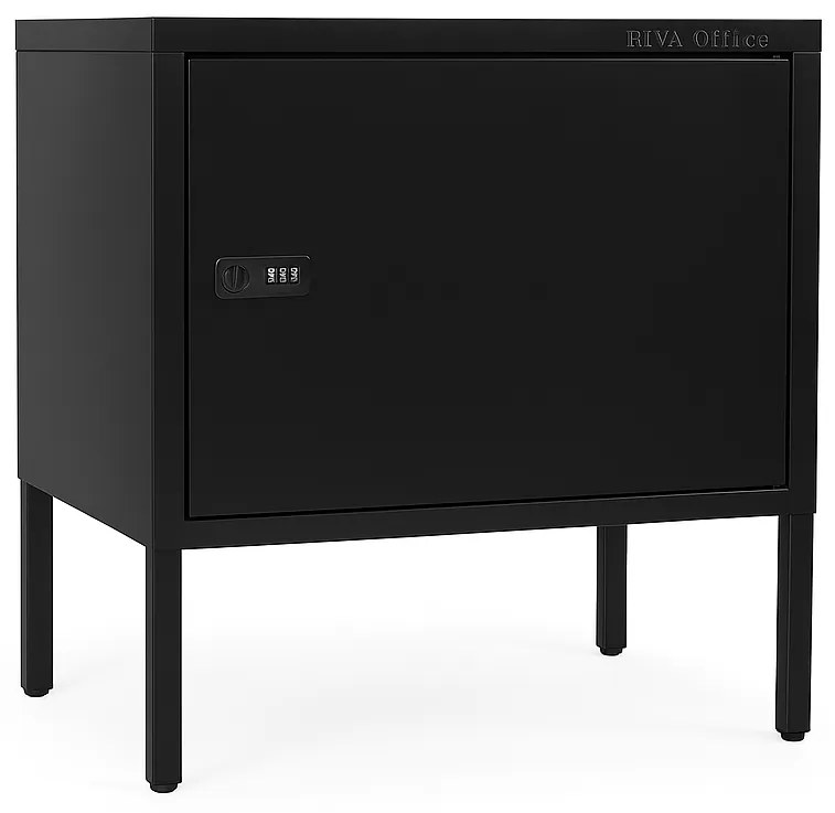 Mesa de Cabeceira Home Larissa 500x450x350mm Preto Riva