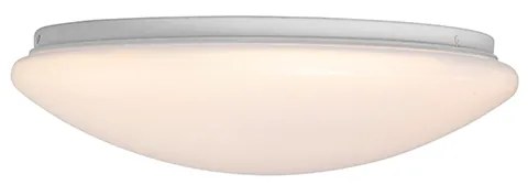 Candeeiro de teto branco 33 cm com LED e dimmer com comando remoto - Iene Moderno