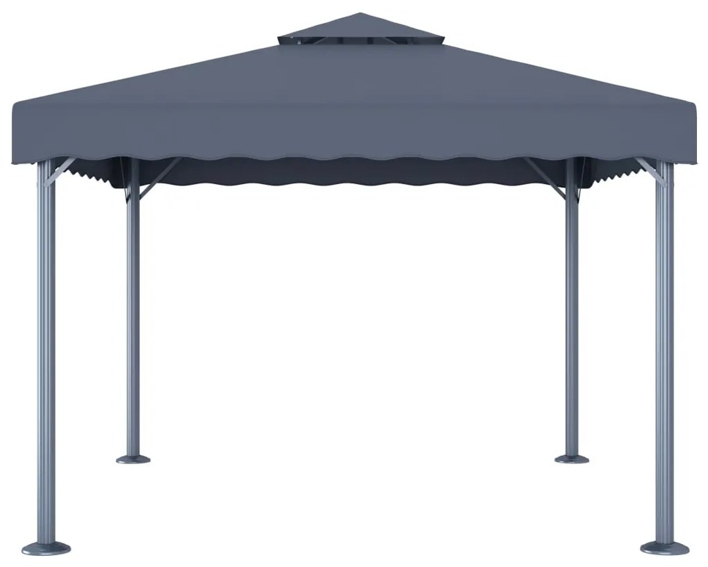 Gazebo 300x300 cm alumínio antracite