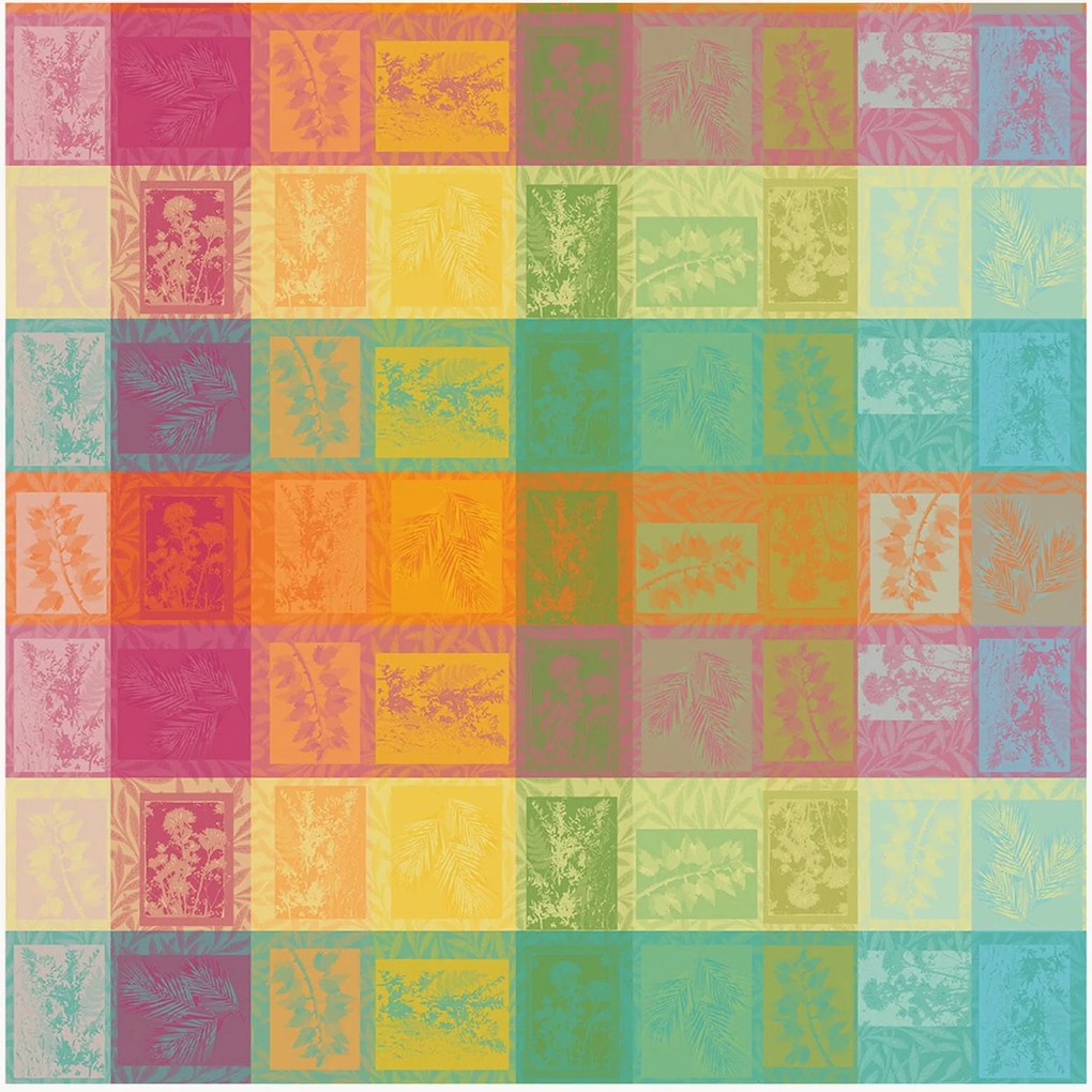 Toalha de mesa jacquard com revestimento acrílico Arc En Ciel