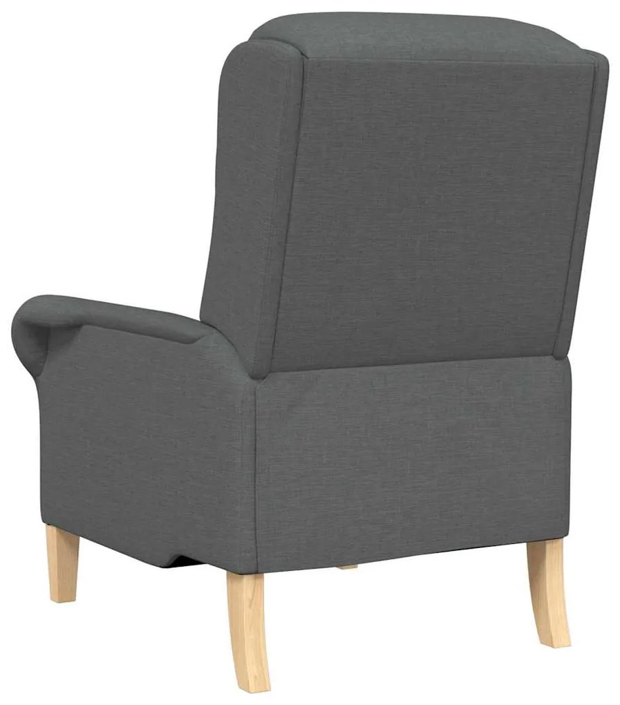 Poltrona Cinza Escuro 52 cm Tecido