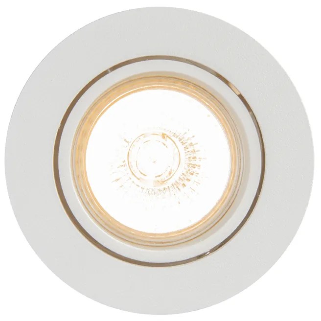 LED Foco embutido inteligente branco inclinável c/ WiFi GU10 - Cisco Moderno