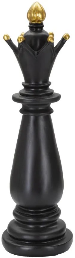 BISPO PRETO E DOURADO Ø 12,5X38,5 CM
