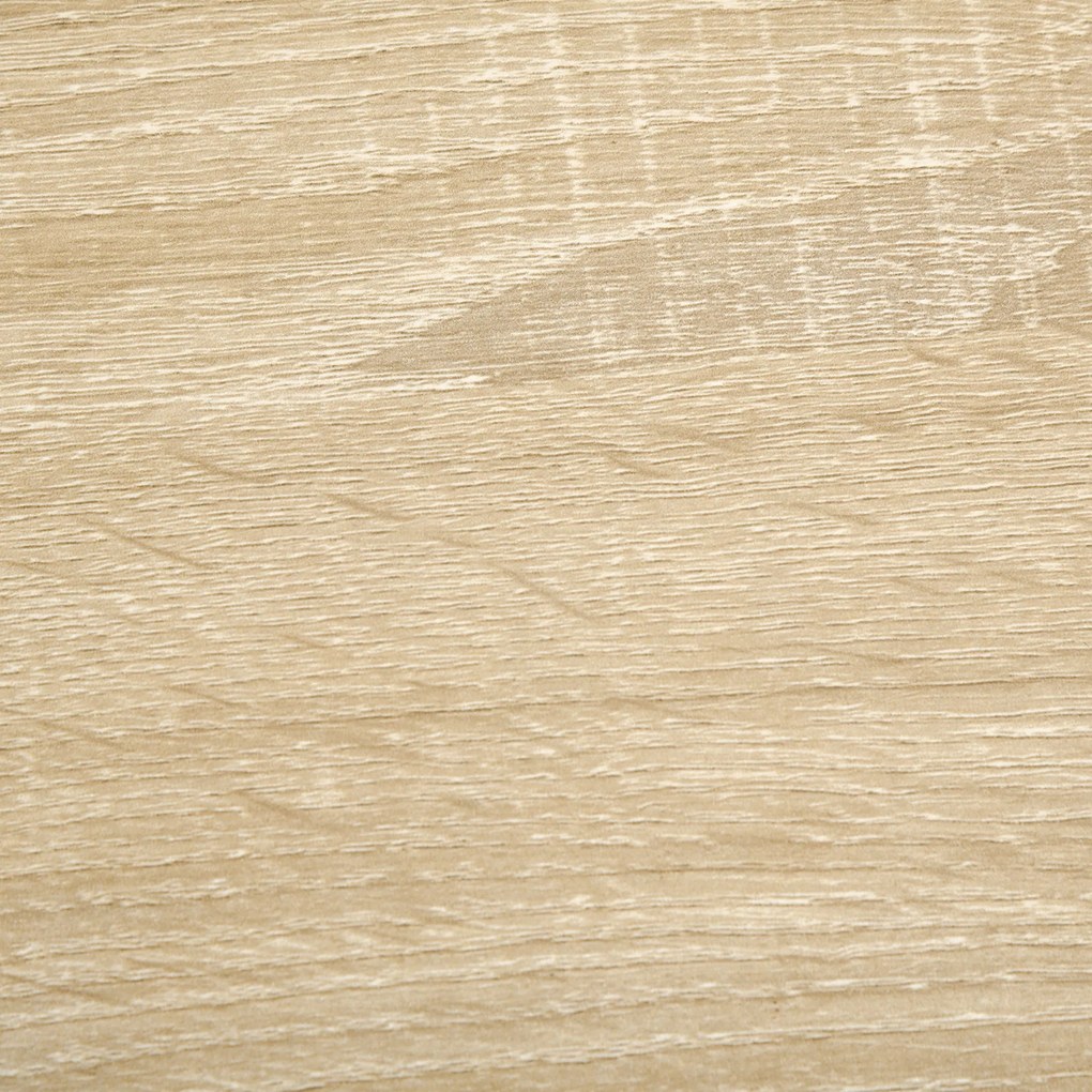 HOMCOM Secretária de Canto Secretária em Forma de L com Prateleiras Ajustáveis para Escritório Casa Estúdio 120x70x75cm Branco e Carvalho