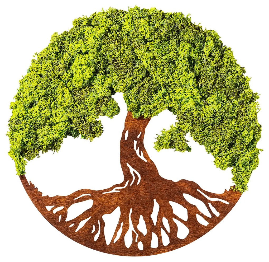 Acessório Decorativo de Parede Tree Of Life – Verde – 44 x 1 x 44 cm