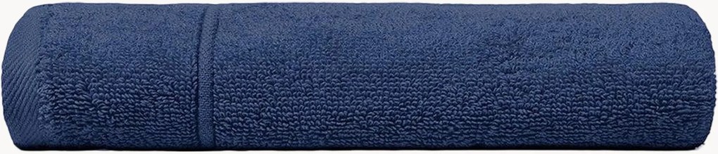 Toalha de rosto em algodão Midnight Blue