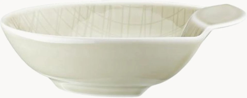 Pratos Mesh Colours Cream, conjunto de 6