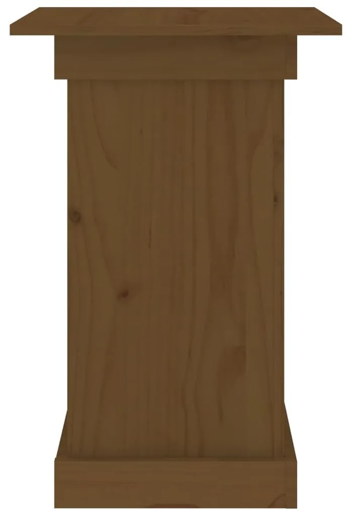 Suporte de vasos 40x40x60 cm madeira pinho maciça castanho-mel