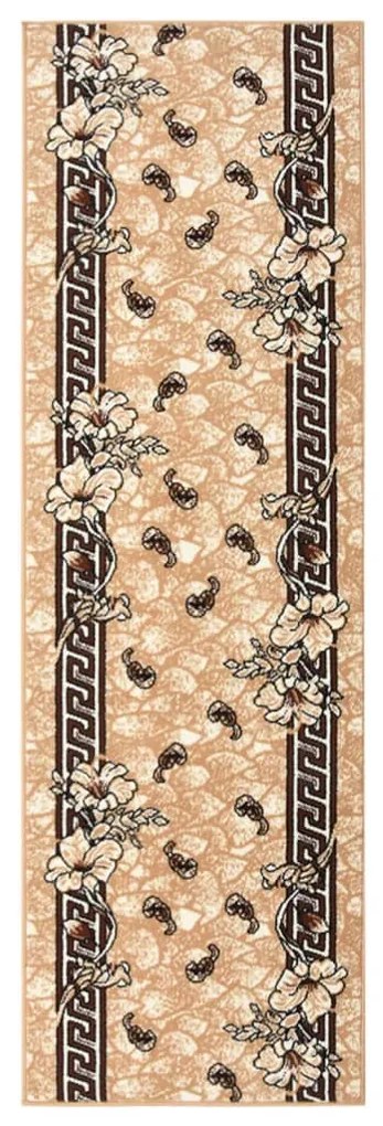 vidaXL Passadeira 100x350 cm polipropileno bege