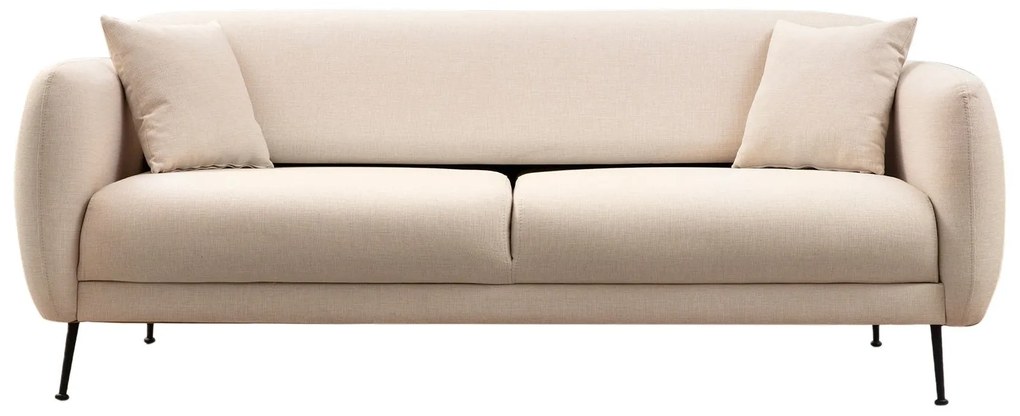 Sofá-cama 3 Lugares Sevilla – Bege – 214x98x85 cm