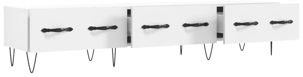 Móvel de TV 150x36x30 cm derivados de madeira branco