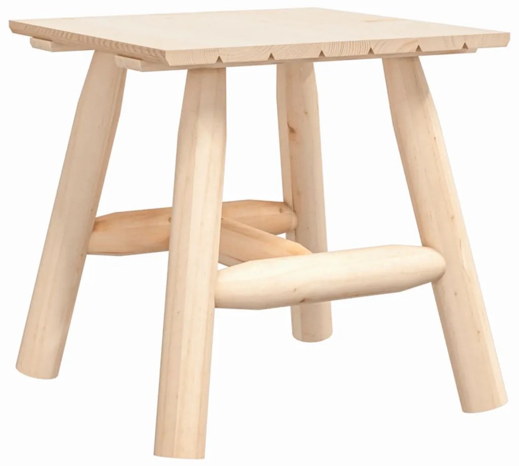 3 pcs conjunto lounge de jardim madeira de abeto maciça