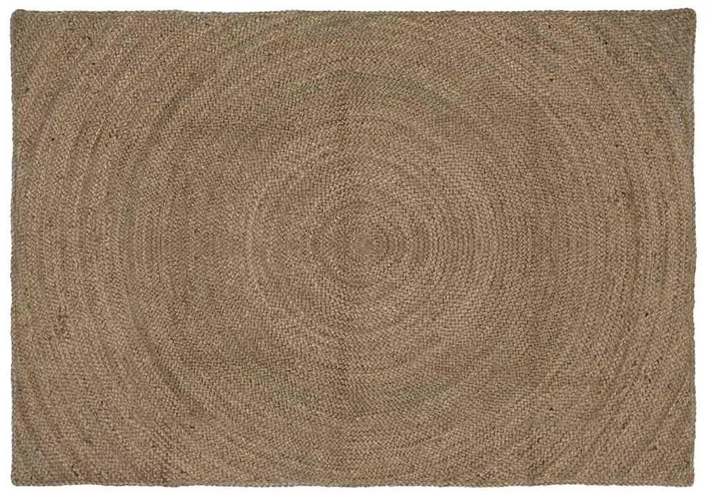 vidaXL Tapetes de área Retangular Cinzeto 120 x 170 cm Juta