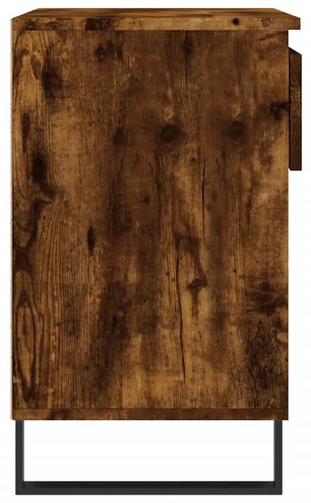 Sapateira 70x36x60 cm derivados de madeira carvalho fumado