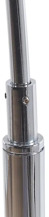 Candeeiro de pé prateado 210 cm PAROO Beliani