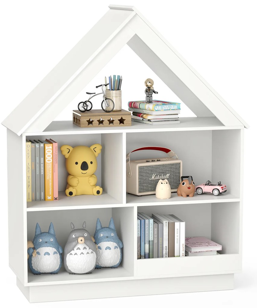 Guarda-roupa de vime PE com haste para pendurar e 4 cubos de armazenamento para pátio, garagem e casa - marrom