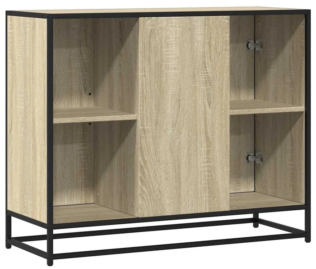 Aparador 92x35x76 cm derivados de madeira carvalho sonoma