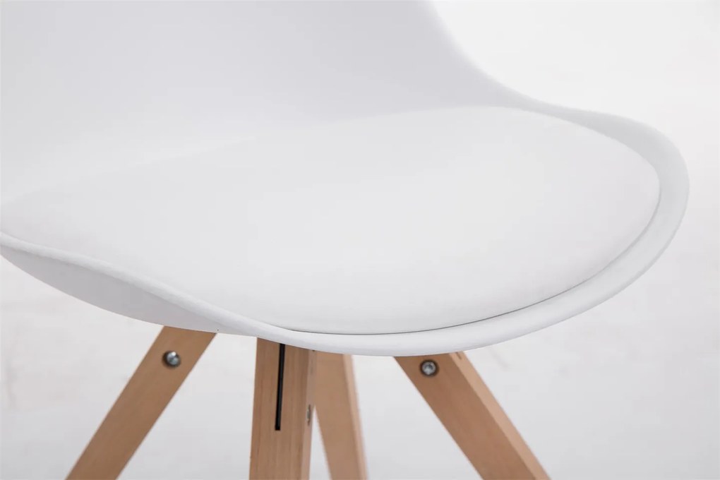 Cadeira para cozinha e sala de jantar Toulouse 47,5 x 83 x 55,5 cm Branco