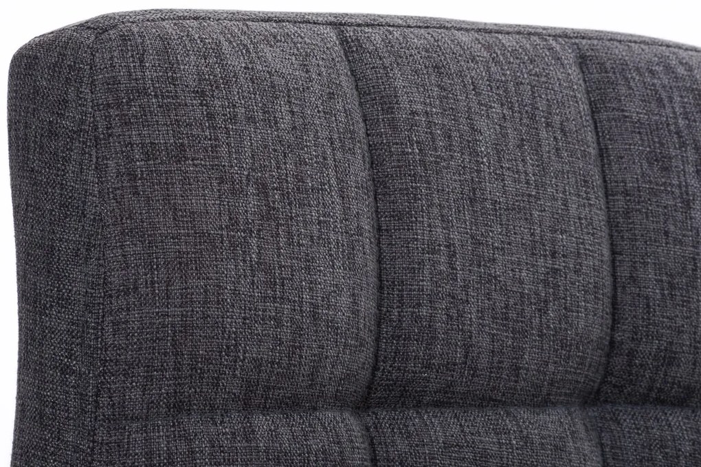 Banco de bar Peru em tecido 46 x 94-114 x 47 cm Cinzento