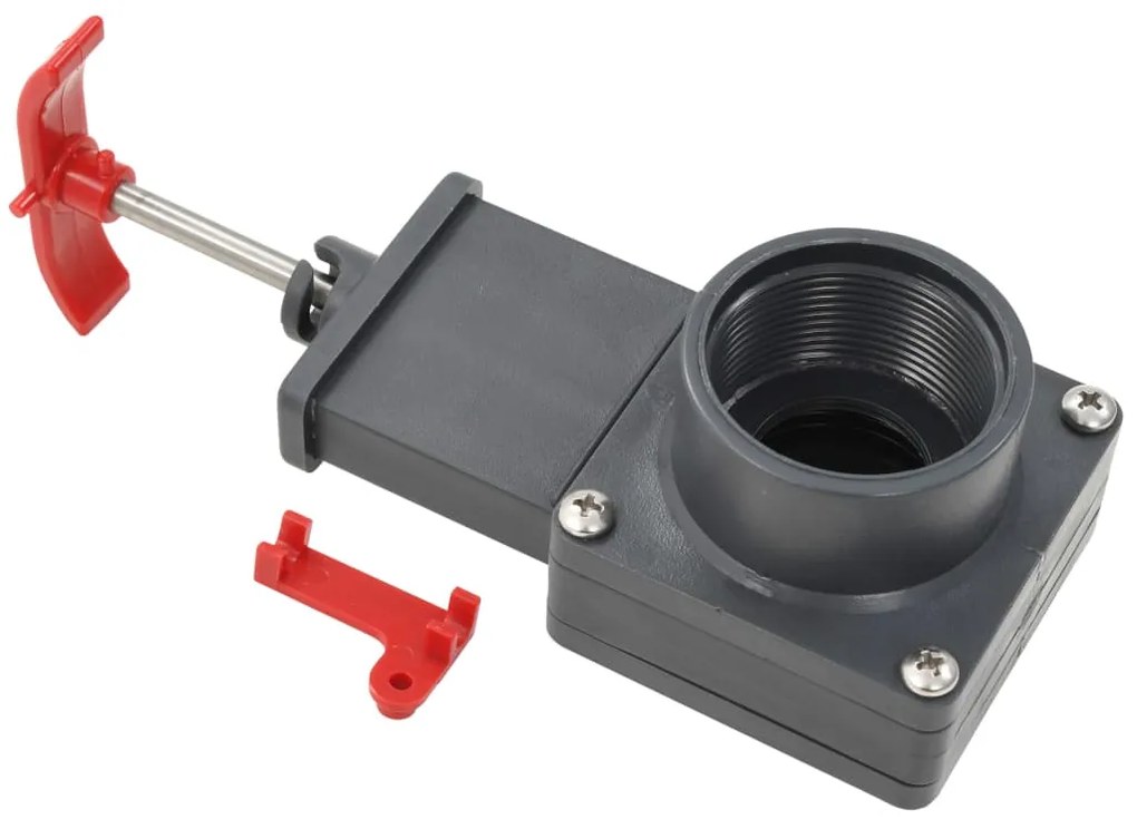 Válvula de regulação para piscina 2 pcs 38 mm