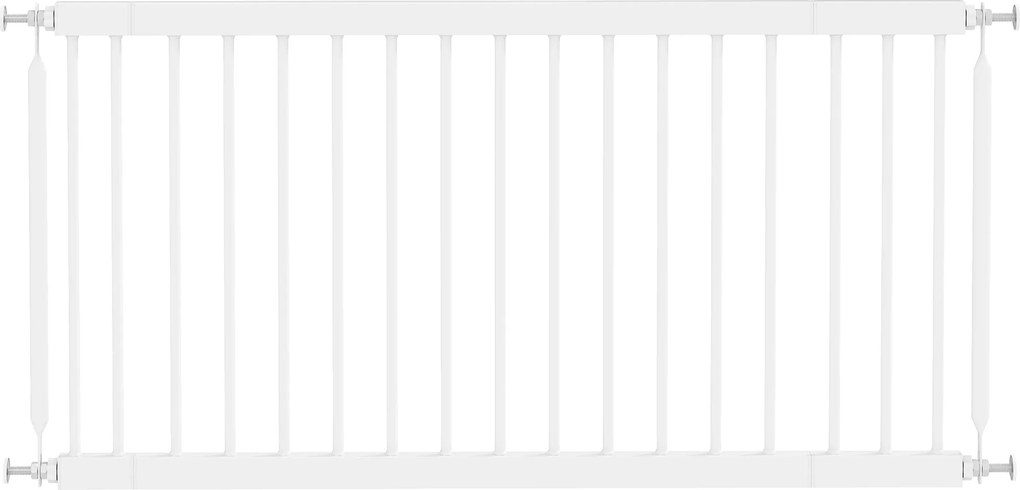 PawHut Barreira de Segurança Extensível para Cães Pequenos 67-93,5 cm Altura 45 cm para Portas e Escadas Branco | Aosom Portugal