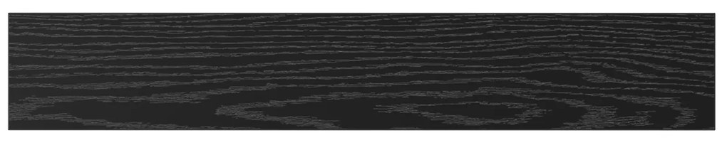 Conjunto com 4 Prateleiras Preto Carvalho 60x10x1,5 cm Madeira de Enge