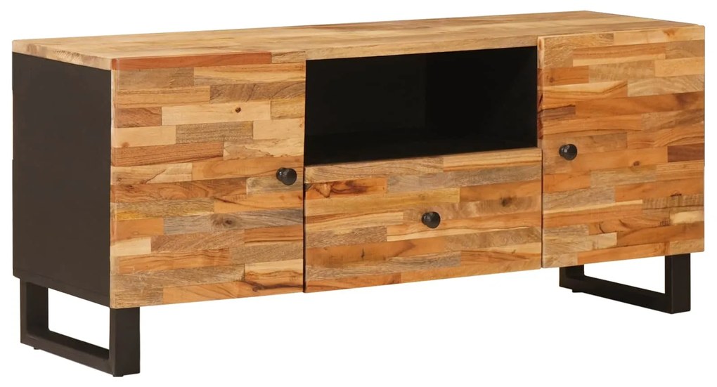 vidaXL Gabinete para TV com prateleira Castanho 105 x 33 x 46 cm